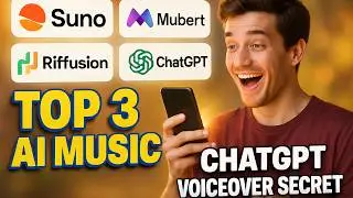 Suno, Riffusion, Mubert &mdash; AI Music Magic | ChatGPT Voiceover Hack Revealed