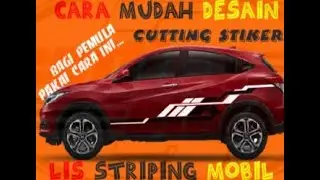 cara gampang desain stiker mobil #stikermobil #stikertruck #wrappingmobil