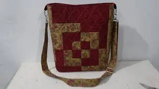 Passo a passo bolsa de patchwork super f&aacute;cil de fazer .
