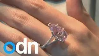 Vivid pink diamond breaks a world record at Sotheby's in Hong Kong