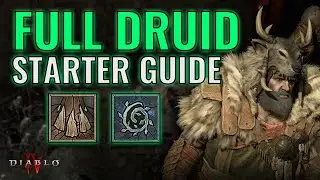 FULL DRUID STARTER GUIDE | Best Leveling Build, Aspects & Tips | Diablo 4