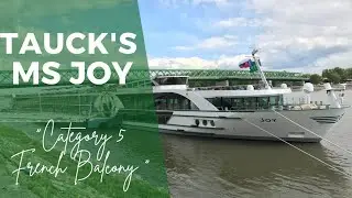 Inside Tauck's Spacious Category 5 French Balcony Stateroom| Aboard MS Joy, Inspire, Savor & Grace