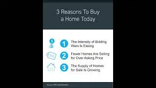 Three reasons to buy today.