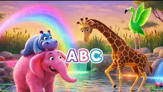 ABC Safari Animal Sound Song | ABC Song For kids | Nunu Kids Tv