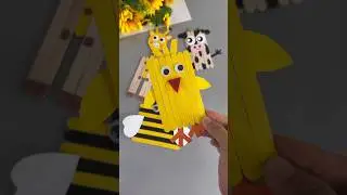 how to make fun animals with popsicle sticks #diy #diyideas #popsicle #sticks #creative #activity