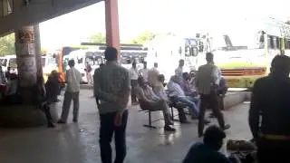 A typical morning at the Gwalior Bus Stand