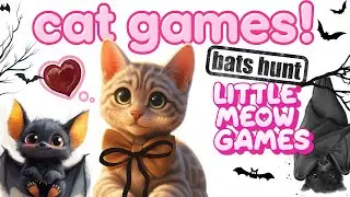 CAT GAMES 🐾&ndash;  Bats Hunt 🦇 | Fast Flying Bat Chase for Cats! | Ultimate Paw Play & Hunt