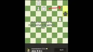 From Defeat to Draw: My Opponent&rsquo;s BIG Endgame Blunder!