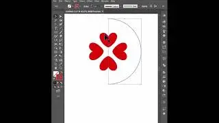 GRAPHIC DESIGN Designing a  3D heart  logo Unique Look in Adobe Illustrator: