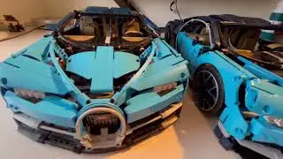 comparison Lego Bugatti vs Chinese copy
