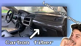 Civic Gets A Carbon Fiber Dashboard! |Jellybean Build | JCJG