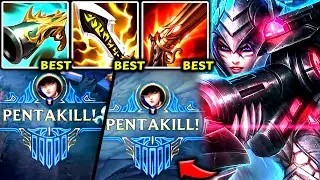 CAITLYN TOP BUT I 1V5 AND GET 2 PENTAKILLS (1V9 A LOST GAME) - 2025 Caitlyn TOP Gameplay Guide