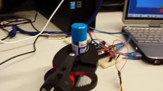 Force sensor on gripper with Arduino