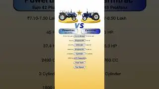 Powertrac Euro 42 Plus Vs Farmtrac 45 ProMaxx #technnu