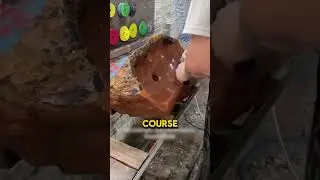 Они превратили огромный камень в декоративное и практичное изделие.