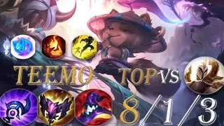 Teemo Top Vs Kayle. Teemo One Shot Build, Amazing Against Squishy Enemies. League Of Legends
