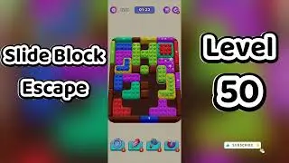Slide Block Escape Level 50 Walkthrough 🧩 | Go Answer