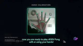 dGEN Pong - Speel Pong Met Je Handen! | AI Hand Tracking Game (dGEN Pong V 0 01S)