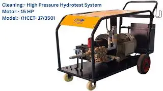 High Pressure Hydrotest Pump System Of 15 HP With 17 LPM Flow Rate & 350 BAR Pressure l RenJet 