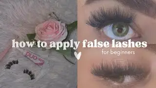 How to apply false LASHES in UNDER 1 MINUTE | False Lash Tutorial For BEGINNERS