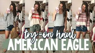 AERIE & AMERICAN EAGLE TRY-ON HAUL - Spring 2019 | Sarah Brithinee