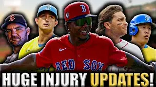 HUGE RED SOX INJURY UPDATES (MAY)!! Triston Casas, Brayan Bello and More!!