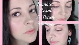 Summer Coral & Peach Makeup Tutorial | Makeup Geek Eyeshadows!