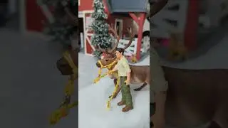 Let's take Comet for a walk! 🦌✨💗 #reindeer #mojo #walk #minivlog #veterinarian #shorts #capcut