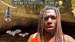 Underwater Cave Diving in Cancun