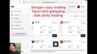 CARA COPY TRADING DI XM BISA UNTUNG TANPA TRADING