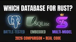 SurrealDB vs PostgreSQL vs SQLite for Rust Apps in 2026 — Which Should You Use?