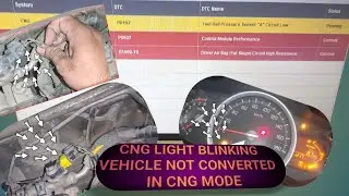 CNG LIGHT BLINKING ISSUE , CNG NOT CONVERTED ISSUE MARUTI SUZUKI