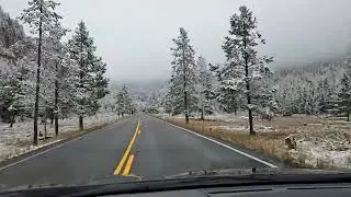 First Snow Of The Season For Nothern Utah 10/18/24