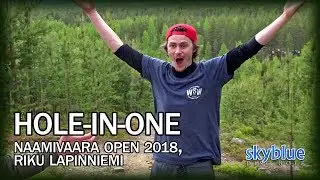 Riku Lapinniemi Disc Golf Hole In One | Naamivaara Open 2018, Round 2