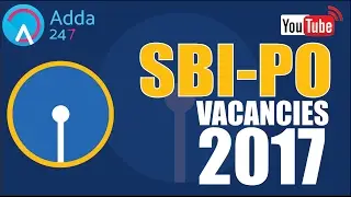 SBI PO  VACANCIES 2017