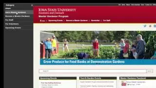 New Iowa Master Gardener Website