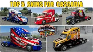 TOP 5 CASCADIA skin Truck simulator Big Rigs / Apendi skins