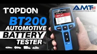 TOPDON Battery Tester BT200 | No.1 Choice For Battery Service Tools