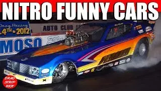 Nostalgia Funny Cars Drag Racing March Meet Bakersfield