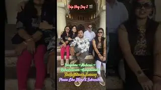 Trip Vlog Day 2 🎬 #vlog #myvlog #meenakshiammantemple #roadtrip #journey #madurai #trip #ytshorts ❤️