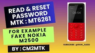 Read and Factory Reset MT6261 CPU with CM2MTK (Infinity CM2 Dongle)