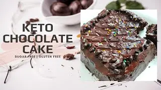 Keto Chocolate Cake : Lowcarb Chocolate Cake (Glutenfree) | Sugar free Chocolate Cake