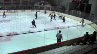 Slava Okshin scores assisted by Matthew Morelli against St Joseph University
