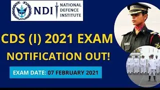 UPSC CDS 2 NOTIFICATION 2021