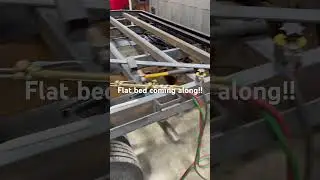 Flat bed build!!! #welding #fabrication #garage #cnc #plasma #custom #tools #automobile #truck