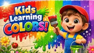 Fun colors learning with painting | Kids education | preschool & toddlers | colors learning