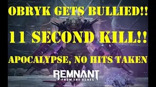 Bullying the bully: Insane 11 second kill vs Obryk the Shield Warden, apocalypse, no hits taken!!