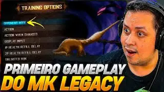 J&Aacute; EST&Atilde;O JOGANDO o MK LEGACY KOLLECTION! PRIMEIRO GAMEPLAY do WAVENET, MODO TREINO e MAIS