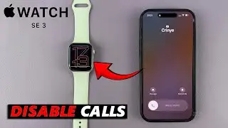 How To Disable Incoming Calls On Apple Watch SE 3