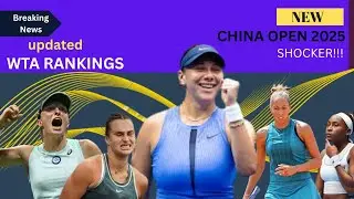 WTA Rankings Update 7 October 2025 | China Open Champion Shakes the Order